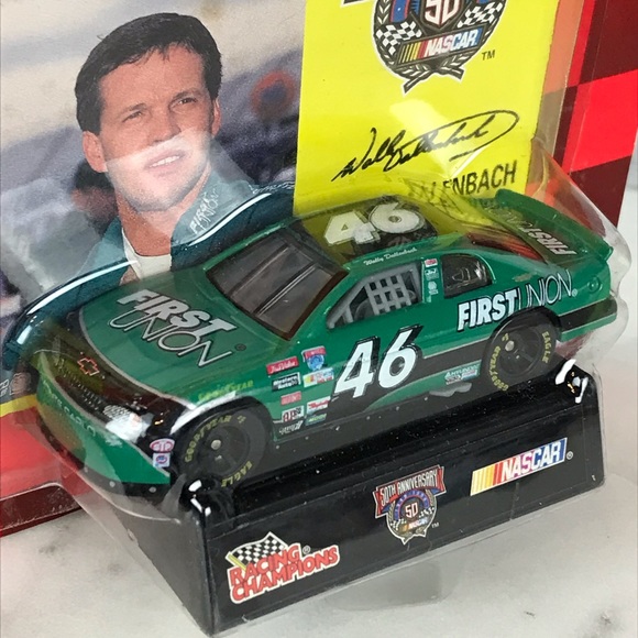 Racing Champions Wally Dallenbach 50th Anniversary NASCAR Vintage 90’s Toy Car - Picture 3 of 5